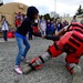 Ramstein youth walk in Airmen boots