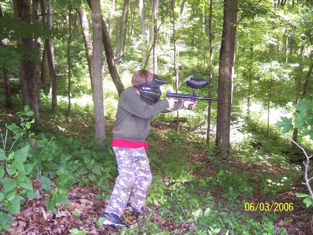 216th trains with paintball