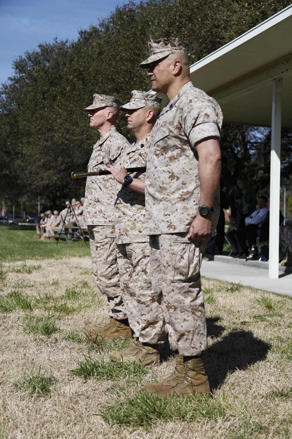 Marine Corps Security Force Regiment Sergeant Major Post and Relief Ceremony