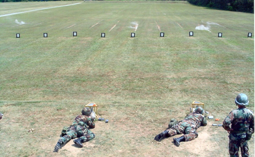Local National Guard unit does weapons Qualification