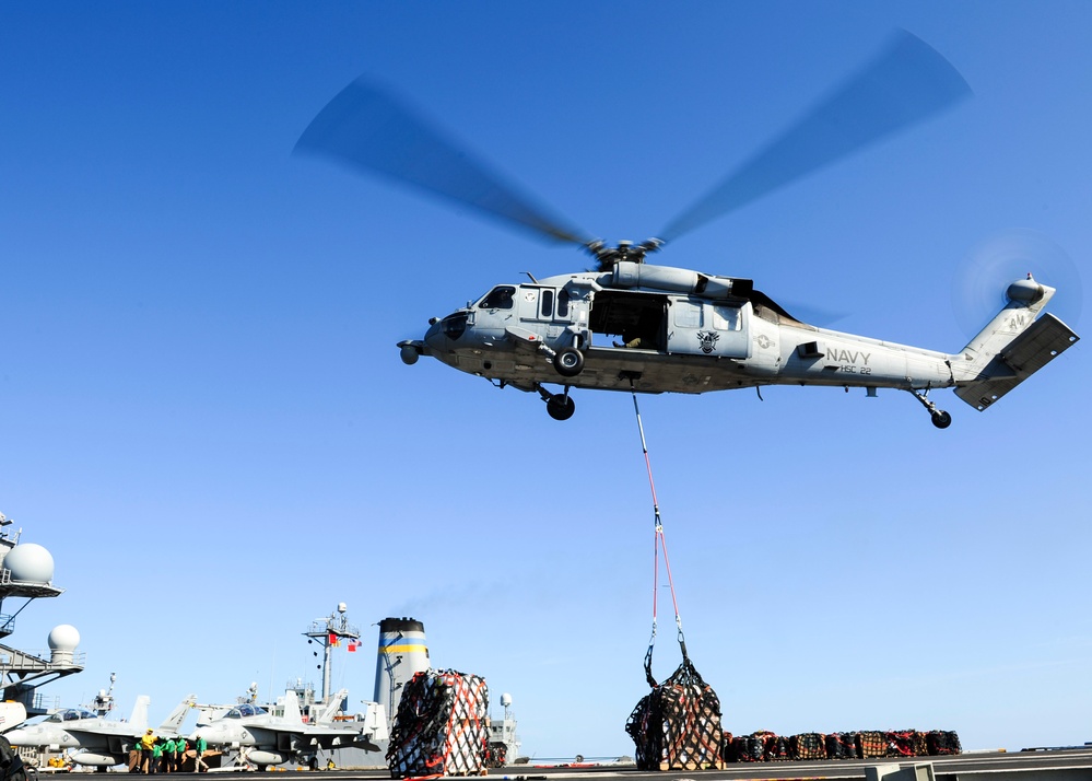 USS Theodore Roosevelt action