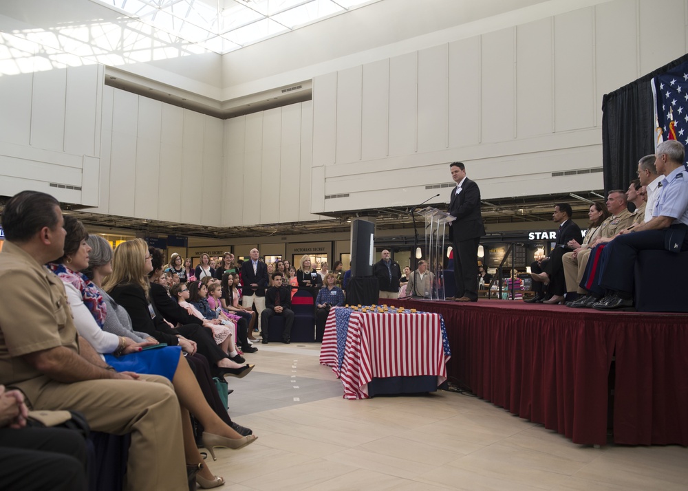 'Art of Being a Military Child' recognition ceremony