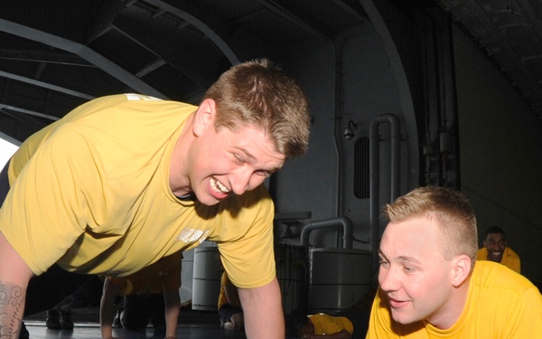 USS George H.W. Bush action