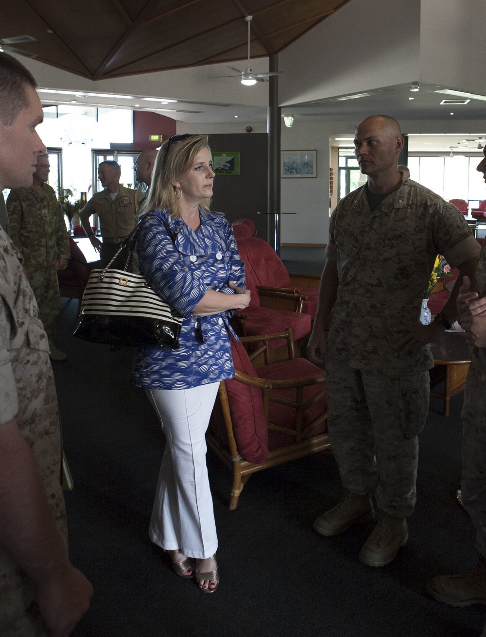 USD(P) Christine Wormuth visits MRF-D