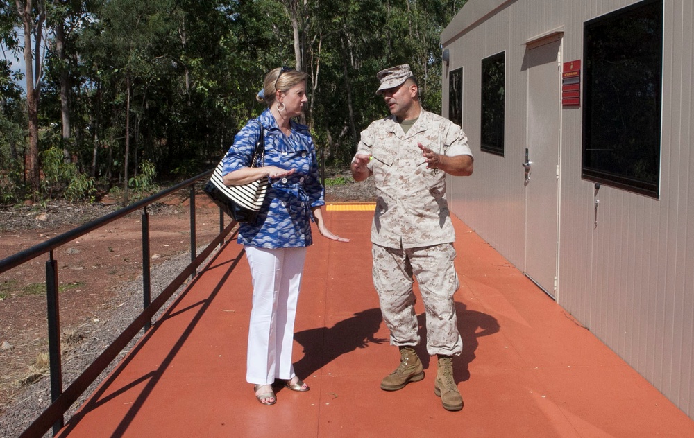 USD(P) Christine Wormuth visits MRF-D