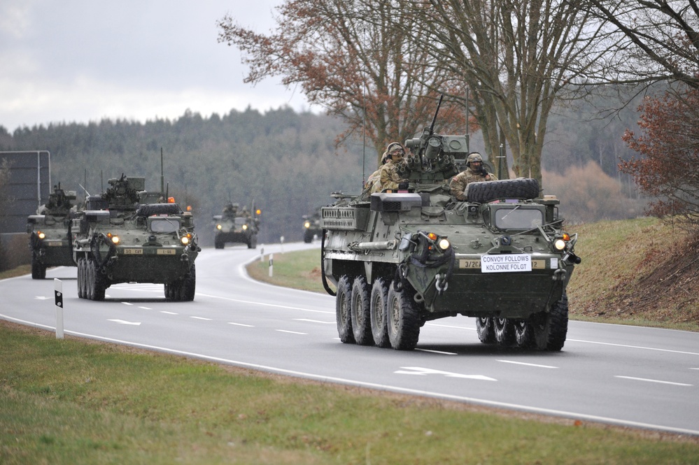 3rd Squadron, 2nd Cavalry Regiment Dragoon Ride, Operation Atlantic Resolve