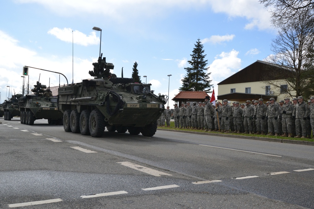 3rd Squadron, 2nd Cavalry Regiment Dragoon Ride, Operation Atlantic Resolve