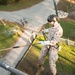 Marine recruits develop rappelling skills on Parris Island