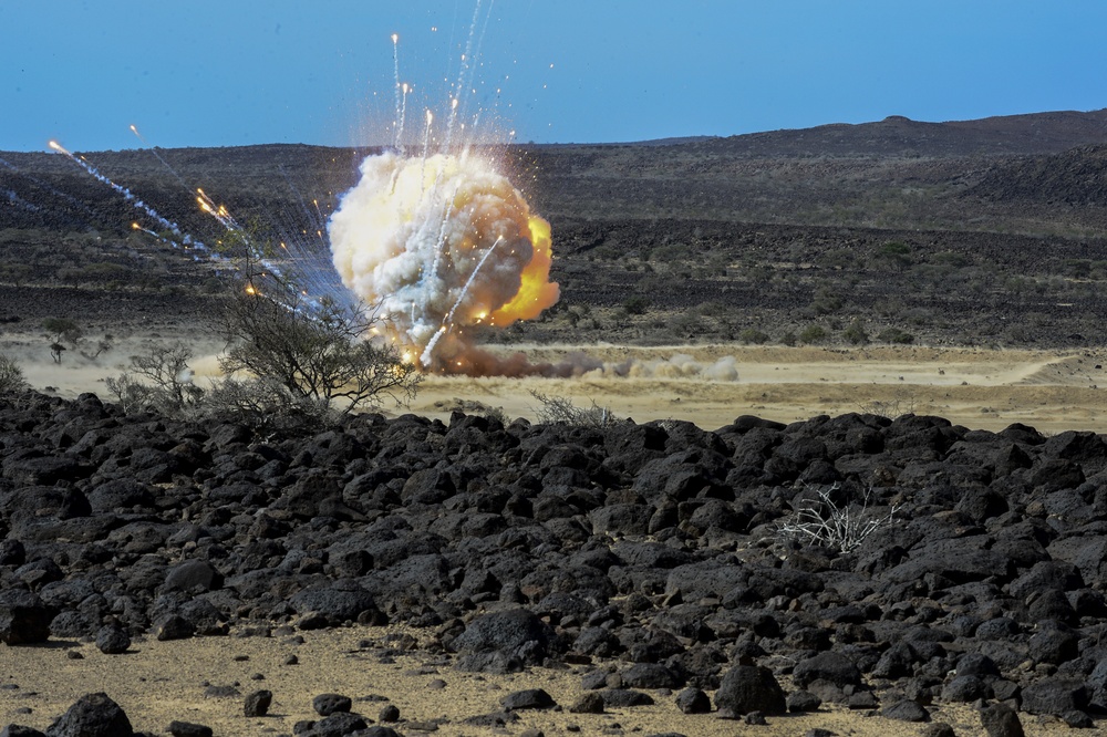 EOD detonation