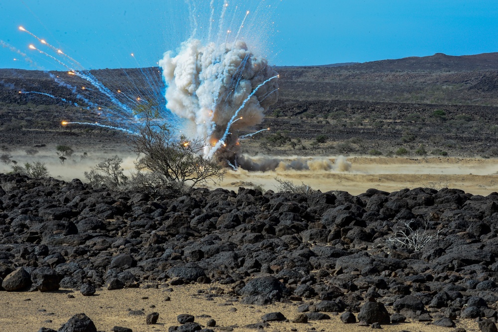 EOD detonation