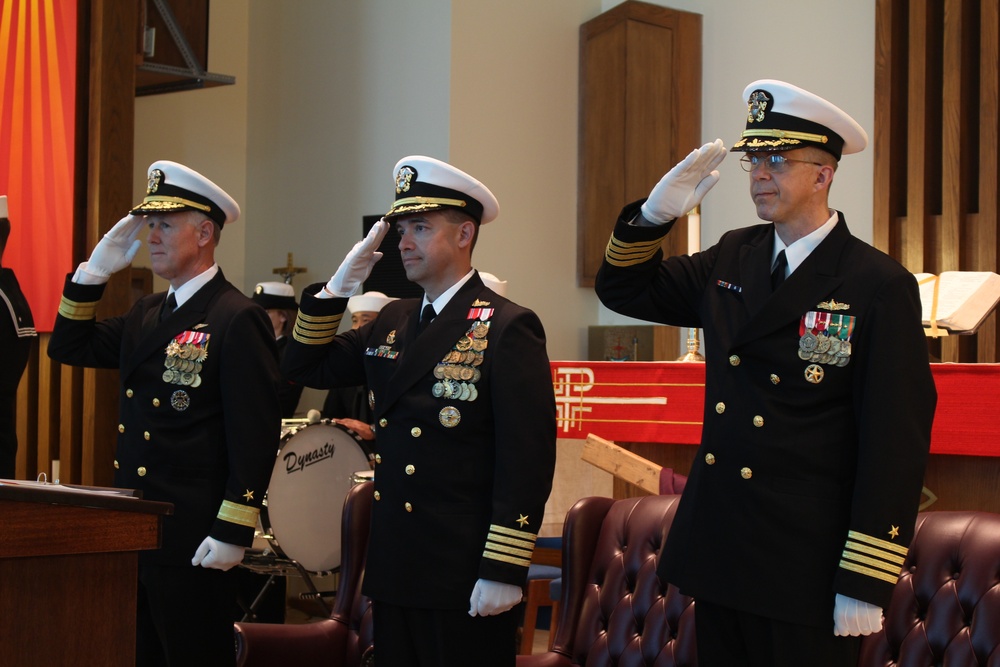USS Gettysburg change of command