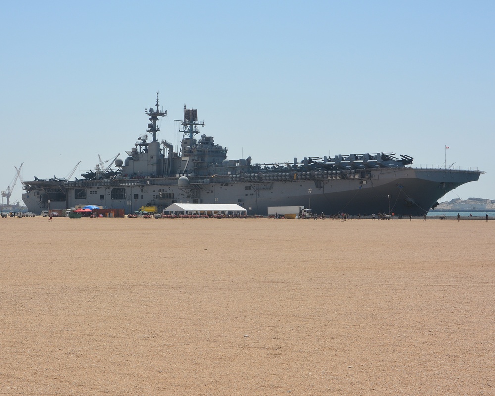 USS Iwo Jima port visit
