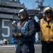 Flight deck activity aboard USS Harry S. Truman