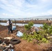 Pearl Harbor bike path cleanup