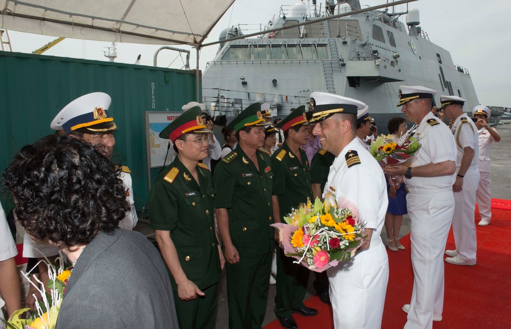 Naval Engagement Activity Vietnam welcoming ceremony