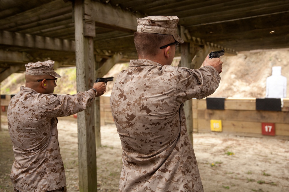 M9 qualifications for II MEF Marines