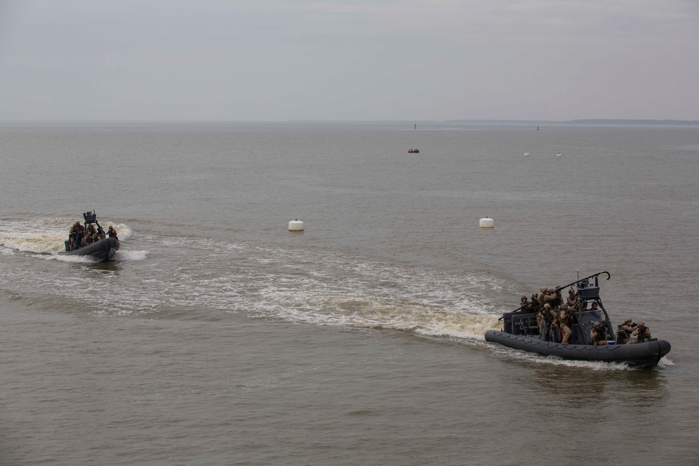 26th Marine Expeditionary Unit Force Recon Detachment VBSS Training Exercise