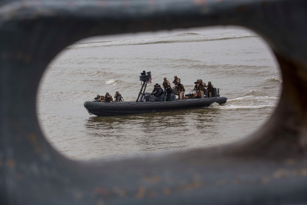 26th Marine Expeditionary Unit Force Recon Detachment VBSS Training Exercise