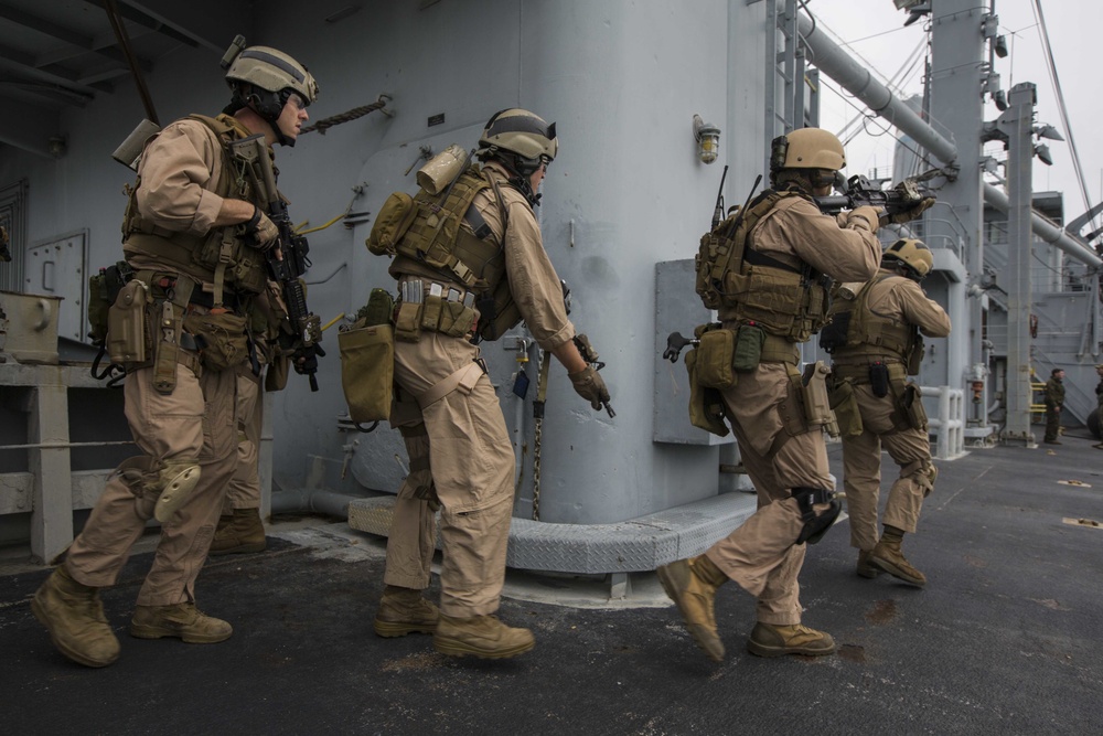 26th Marine Expeditionary Unit Force Recon Detachment VBSS Training Exercise