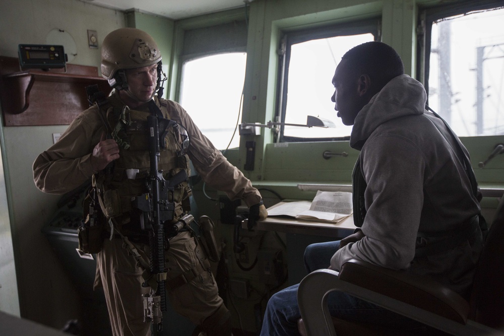 26th Marine Expeditionary Unit Force Recon Detachment VBSS Training Exercise