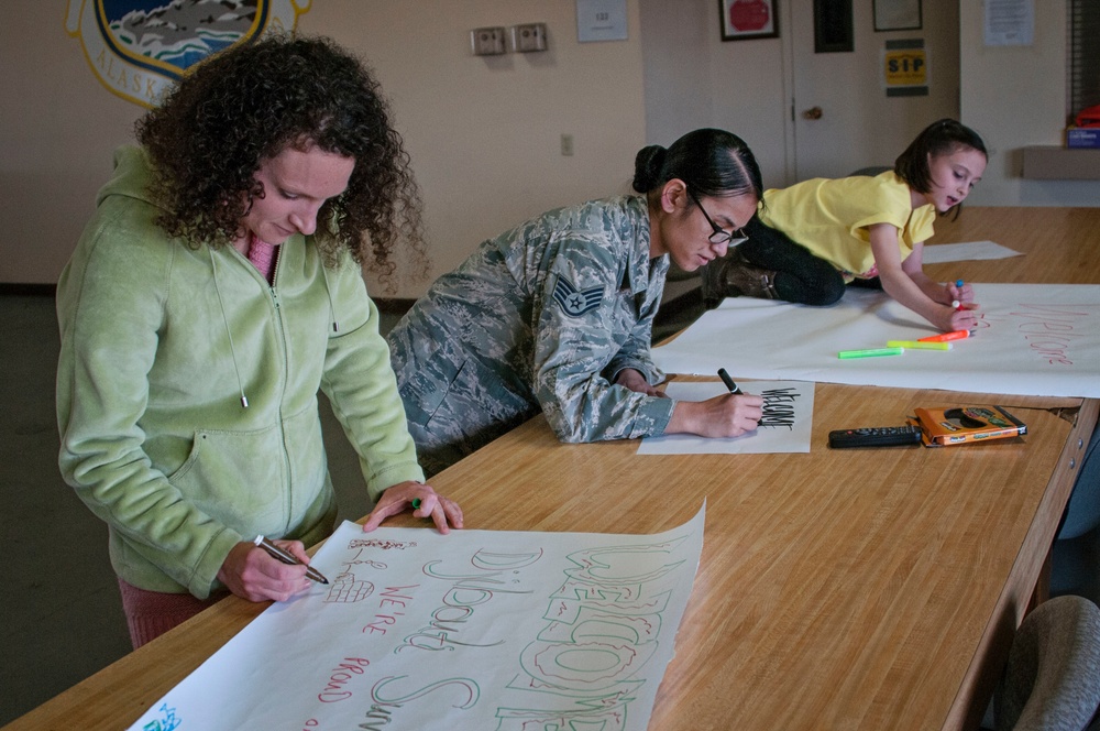 Alaska Air Guardsmen return from deployment to Africa