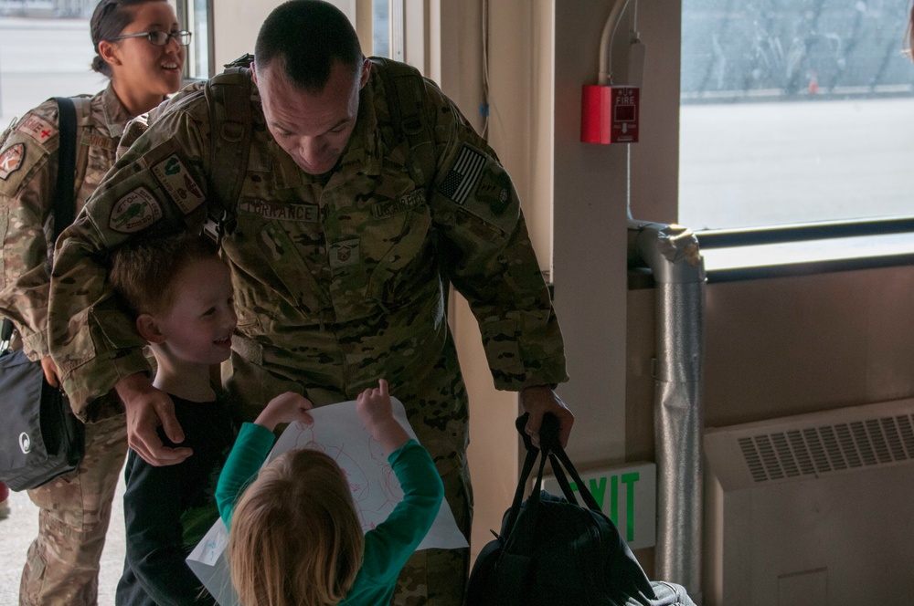 Alaska Air Guardsmen return from deployment to Africa