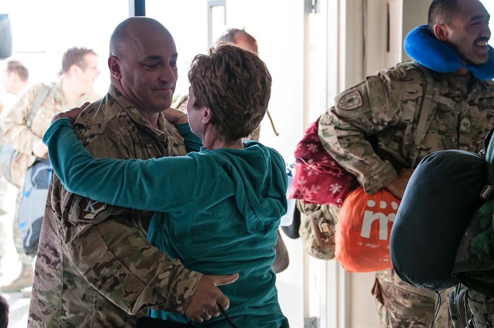 Alaska Air Guardsmen return from deployment to Africa