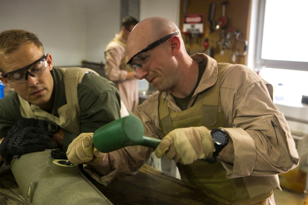 EOD techs gain knowledge through missile disassembly