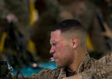 Shedding combat gear