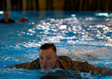 Swiming to the finish