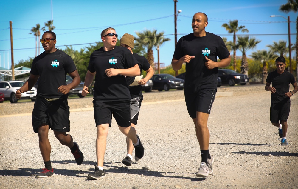 Marines race for SAPR awareness