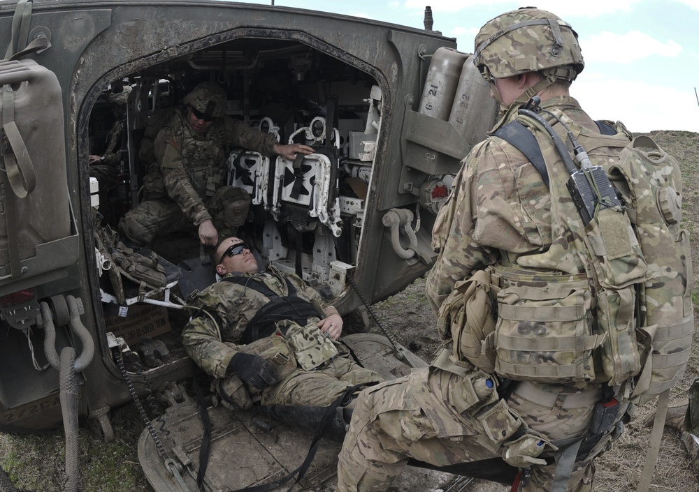2/2 and Romanian platoon live-fire exercise