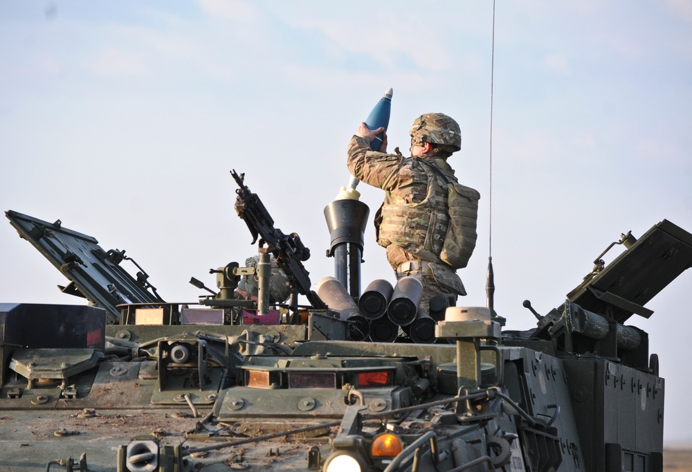 2/2 and Romanian platoon live-fire exercise