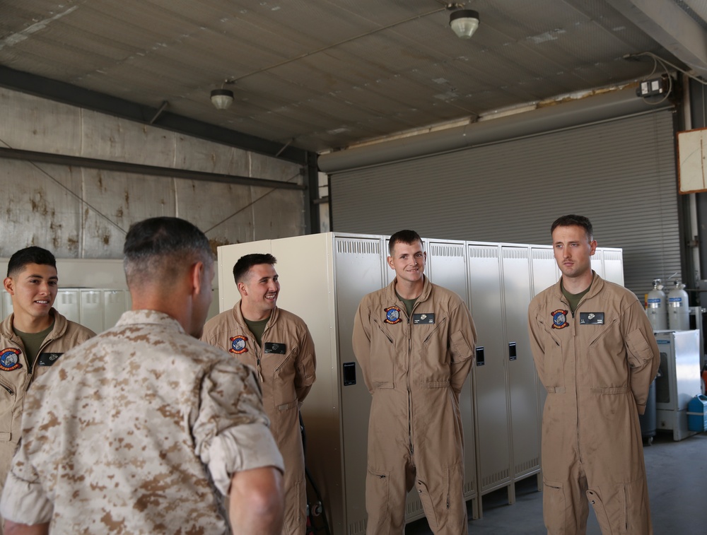 3rd MAW CG visits Combat Center