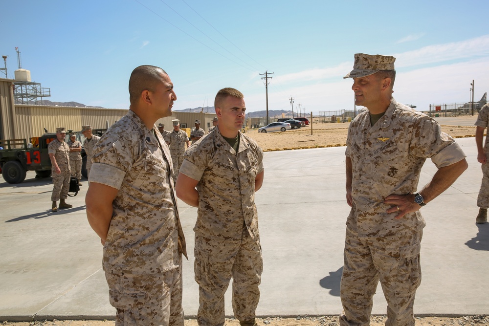 3rd MAW CG visits Combat Center