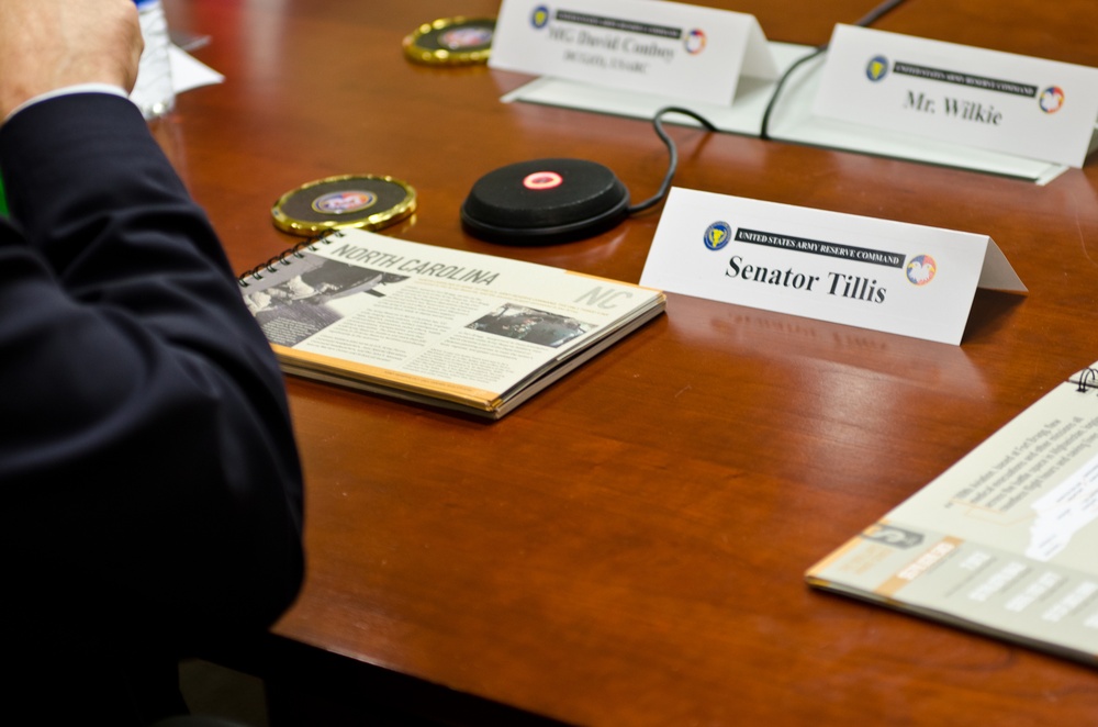 NC Sen. Thom Tillis visits Fort Bragg