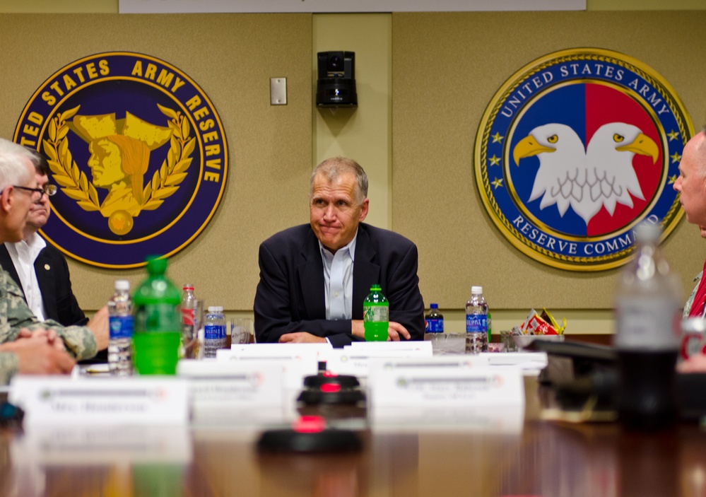 NC Sen. Thom Tillis visits Fort Bragg