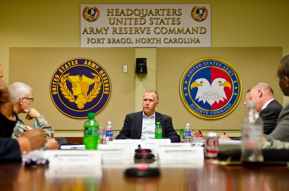NC Sen. Thom Tillis visits Fort Bragg