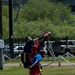 USS America sailors play flag football