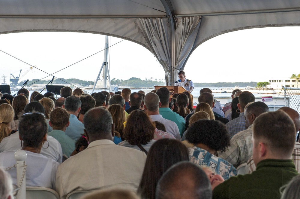 Easter sunrise service aboard Battleship Missouri Memorial