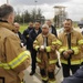 39th ABW leadership visits with 39th CES firefighters