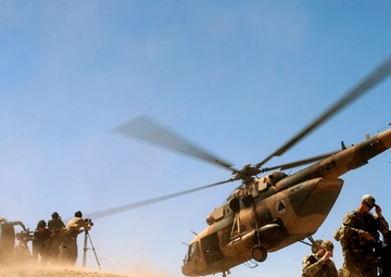 Afghan Air Force unveils its newest Close Air Attack Helicopter