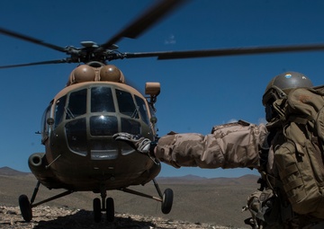 Afghan Air Force unveils its newest Close Air Attack Helicopter
