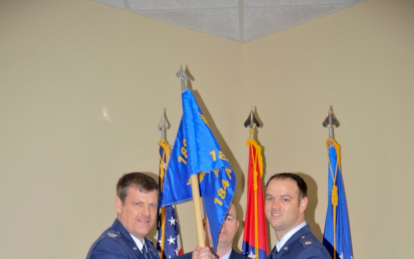 Gentry assumes command of the 184th Attack Squadron