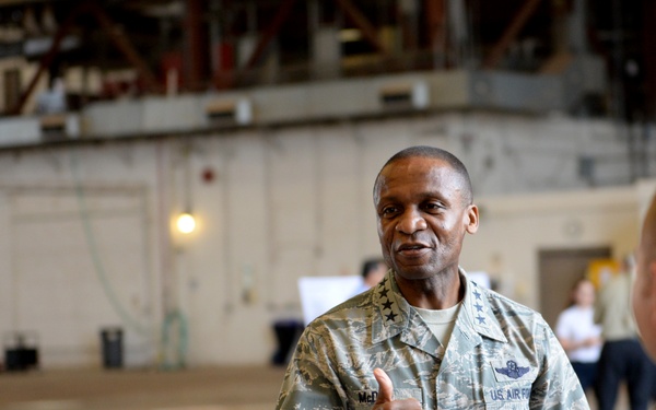 Gen. McDew visit