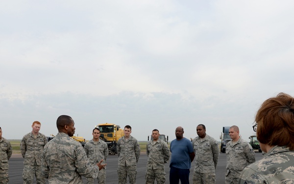 Gen. McDew visit