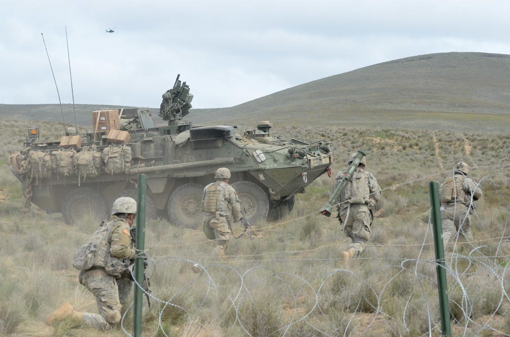 Coordinated force defeats enemy during training at YTC