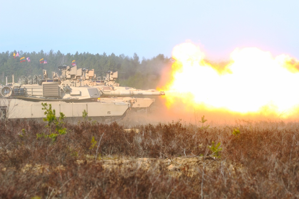 TF 2-7 IN demonstrates Abrams power in Lithuania