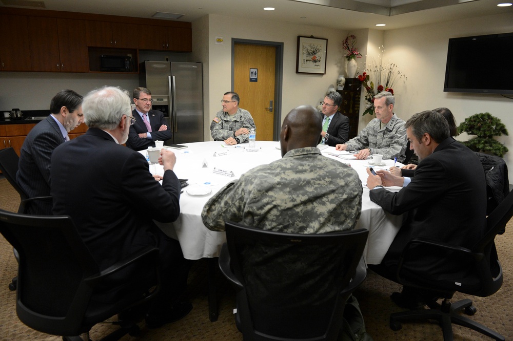 Secretary of Defense Ash Carter visits South Korea