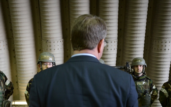 Secretary of Defense Ash Carter visits South Korea